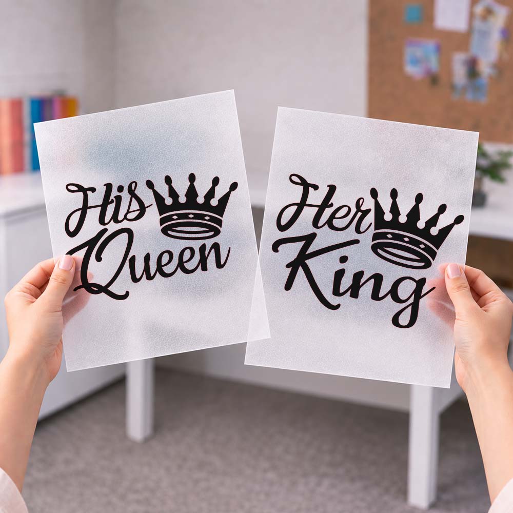 His Queen & Her King - DTF Transfer 9.5"
